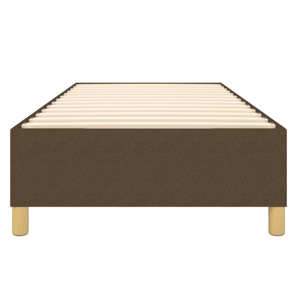 Boxspring bed 100x200 cm stof donkerbruin is nu te koop bij PeponiXL, paradijselijk wonen!