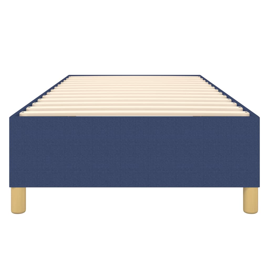 Boxspring bed 100x200 cm stof blauw is nu te koop bij PeponiXL, paradijselijk wonen!