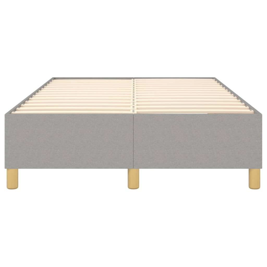 Boxspring bed 120x200 cm stof lichtgrijs is nu te koop bij PeponiXL, paradijselijk wonen!