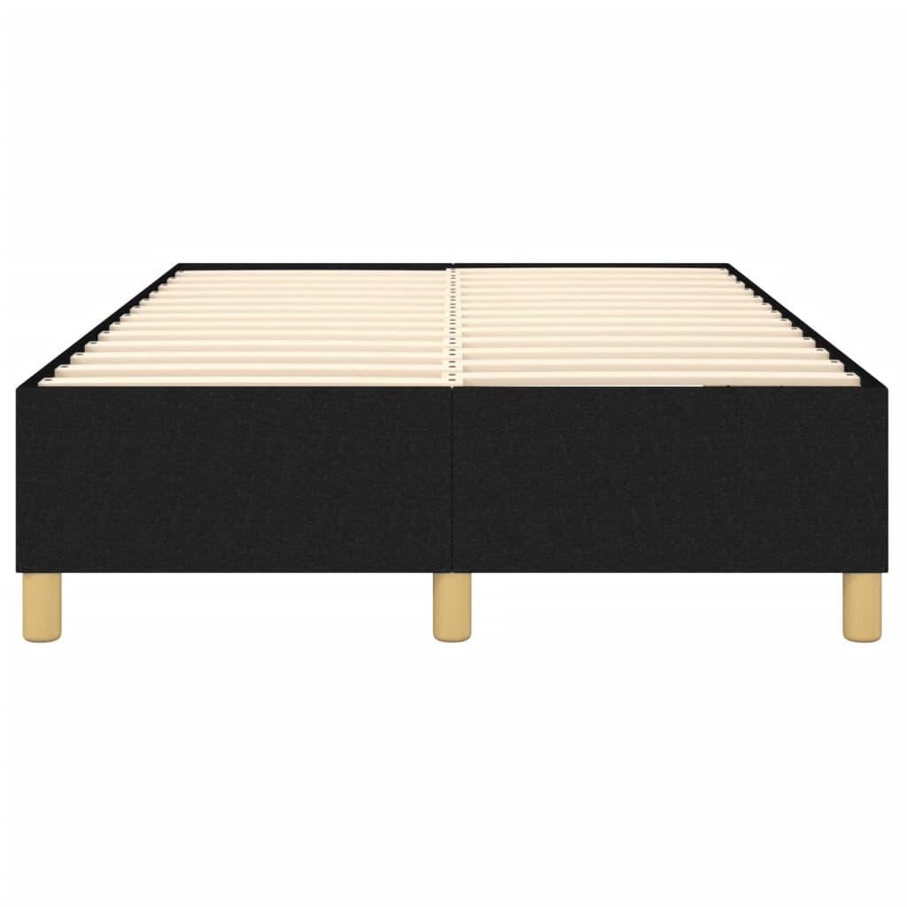 Boxspring bed 120x200 cm stof zwart is nu te koop bij PeponiXL, paradijselijk wonen!