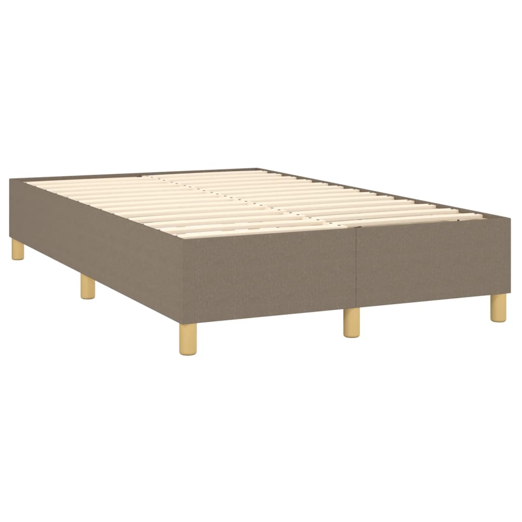 Boxspring bed 120x200 cm stof taupe is nu te koop bij PeponiXL, paradijselijk wonen!