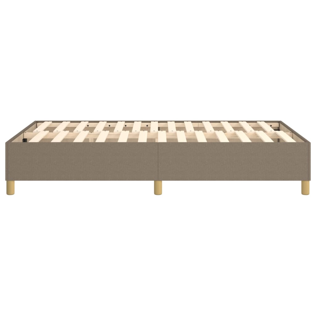 Boxspring bed 120x200 cm stof taupe is nu te koop bij PeponiXL, paradijselijk wonen!