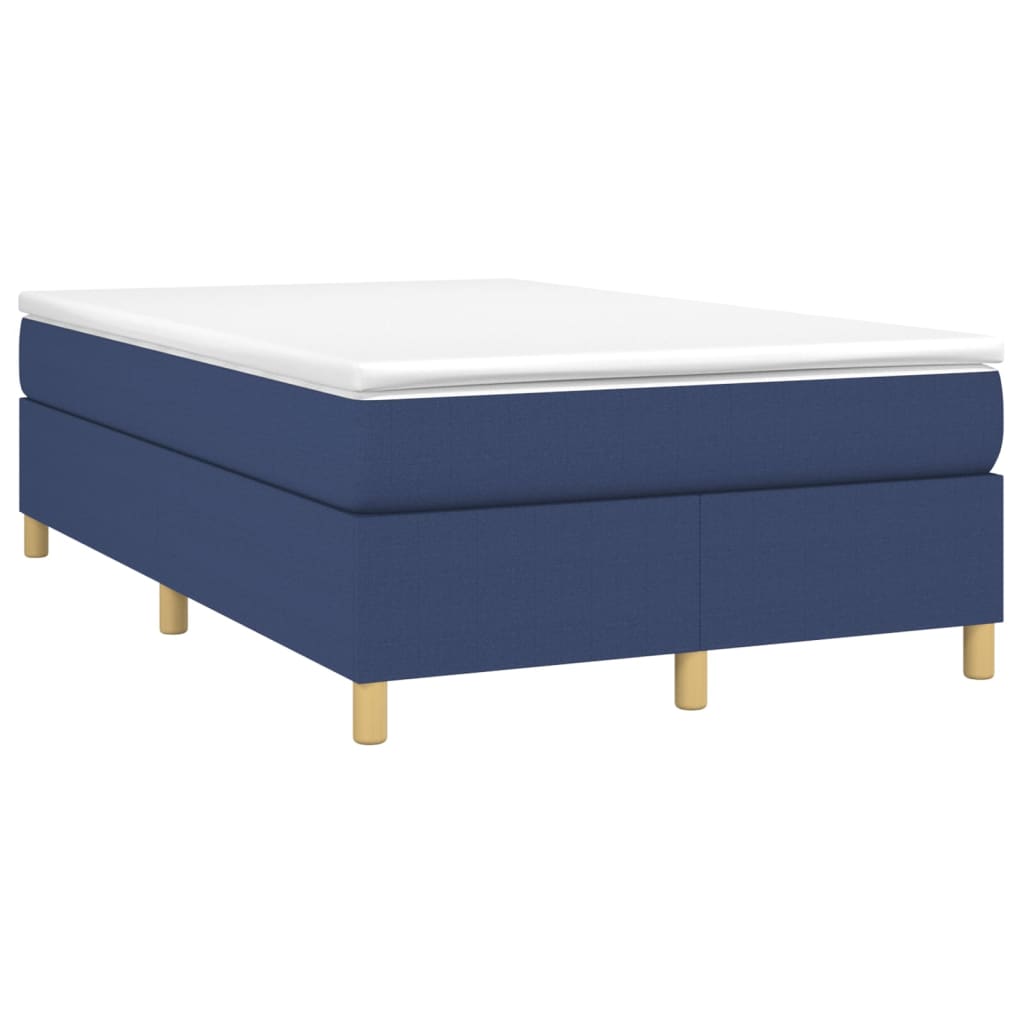 Boxspring bed 120x200 cm stof blauw is nu te koop bij PeponiXL, paradijselijk wonen!