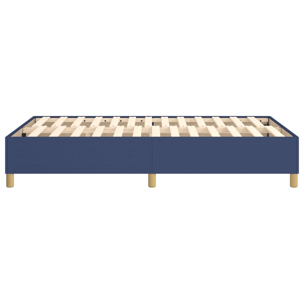 Boxspring bed 120x200 cm stof blauw is nu te koop bij PeponiXL, paradijselijk wonen!