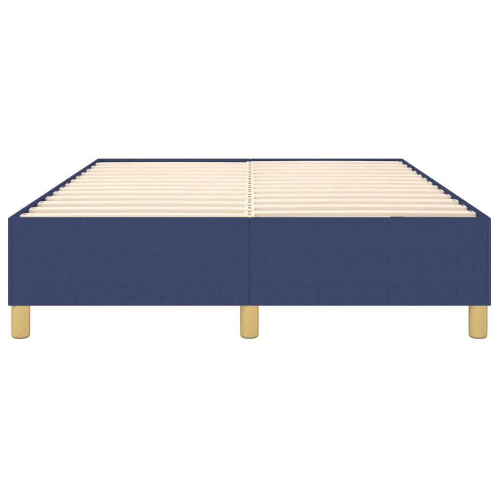Boxspring bed stof blauw 140x200 cm is nu te koop bij PeponiXL, paradijselijk wonen!