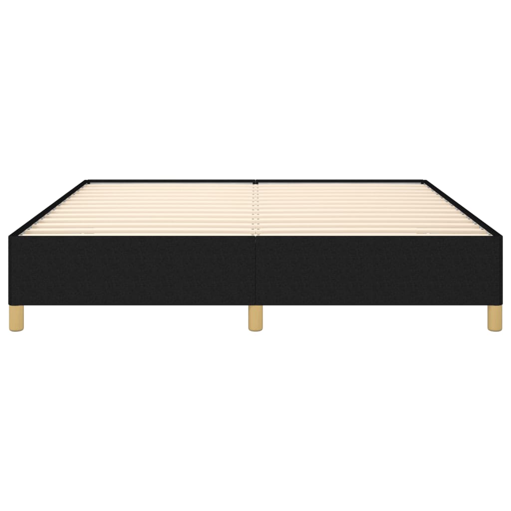 Boxspring bed stof zwart 160x200 cm is nu te koop bij PeponiXL, paradijselijk wonen!