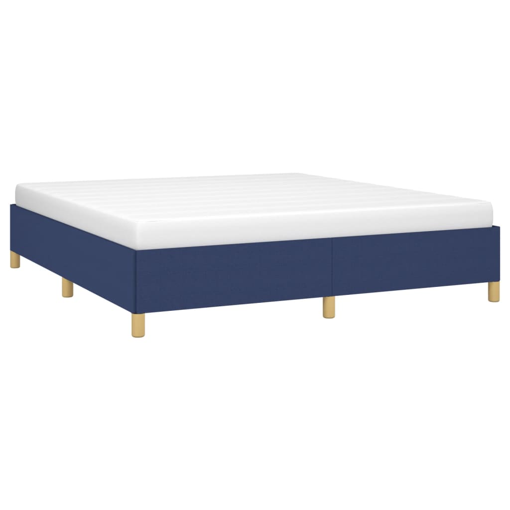 Boxspring bed stof blauw 160x200 cm is nu te koop bij PeponiXL, paradijselijk wonen!