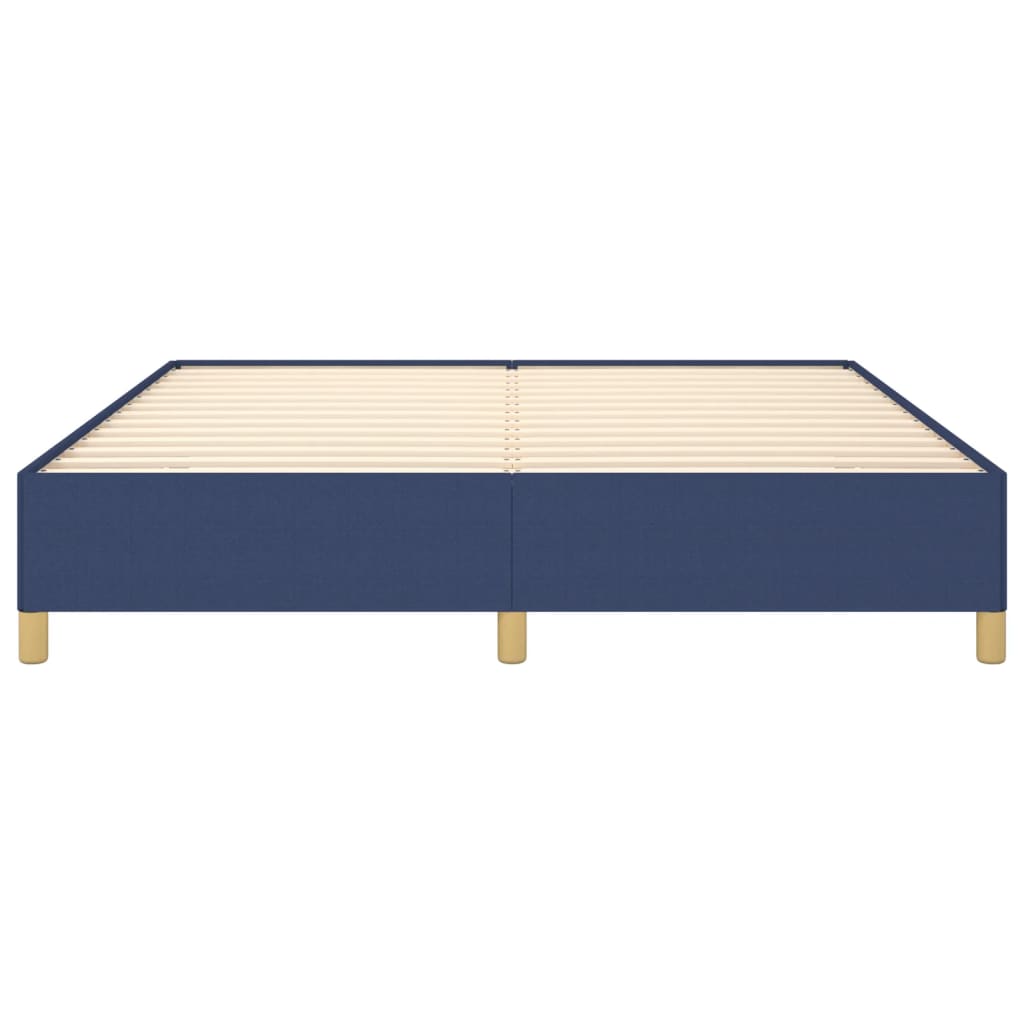 Boxspring bed stof blauw 160x200 cm is nu te koop bij PeponiXL, paradijselijk wonen!
