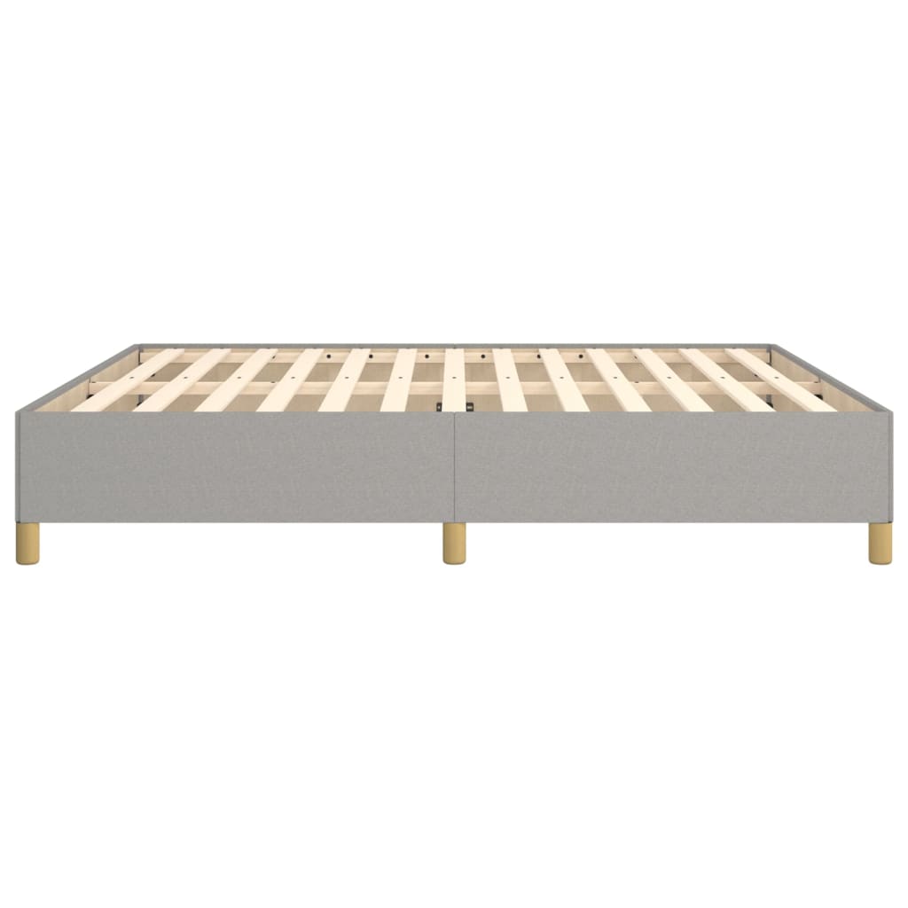Boxspring bed stof lichtgrijs 180x200 cm is nu te koop bij PeponiXL, paradijselijk wonen!