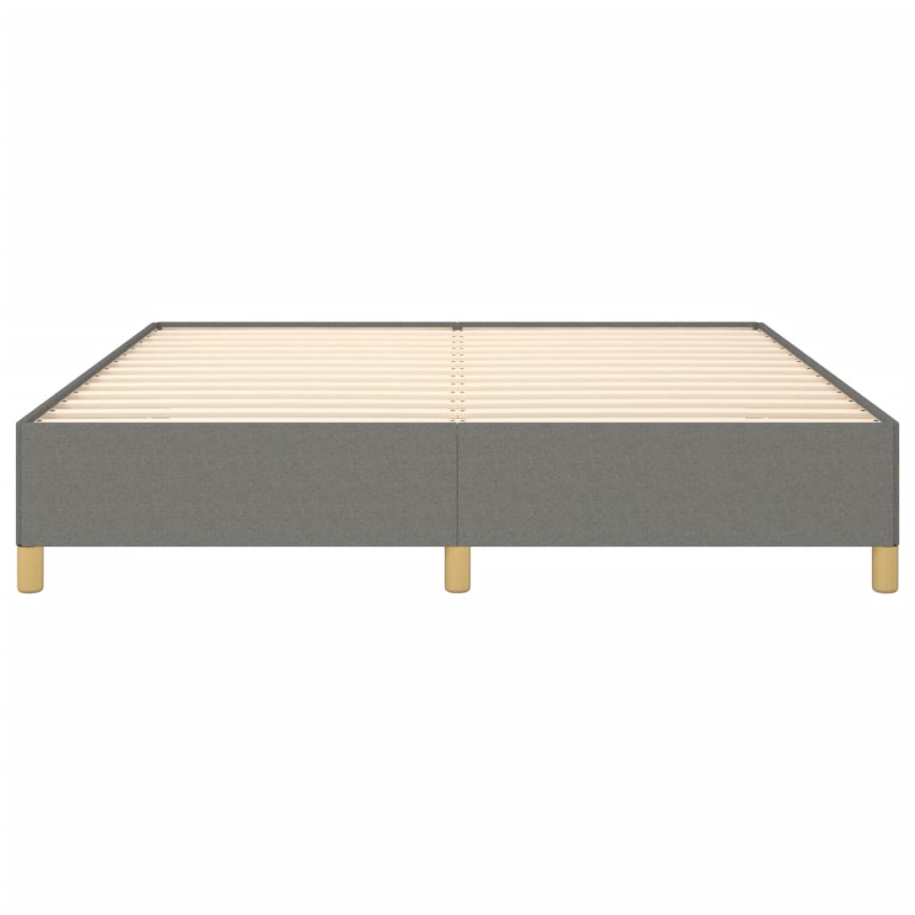 Boxspring bed stof donkergrijs 180x200 cm is nu te koop bij PeponiXL, paradijselijk wonen!