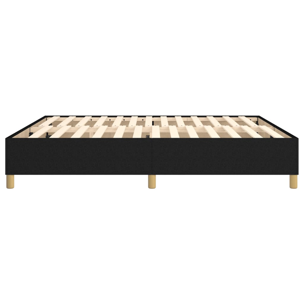 Boxspring bed stof zwart 180x200 cm is nu te koop bij PeponiXL, paradijselijk wonen!