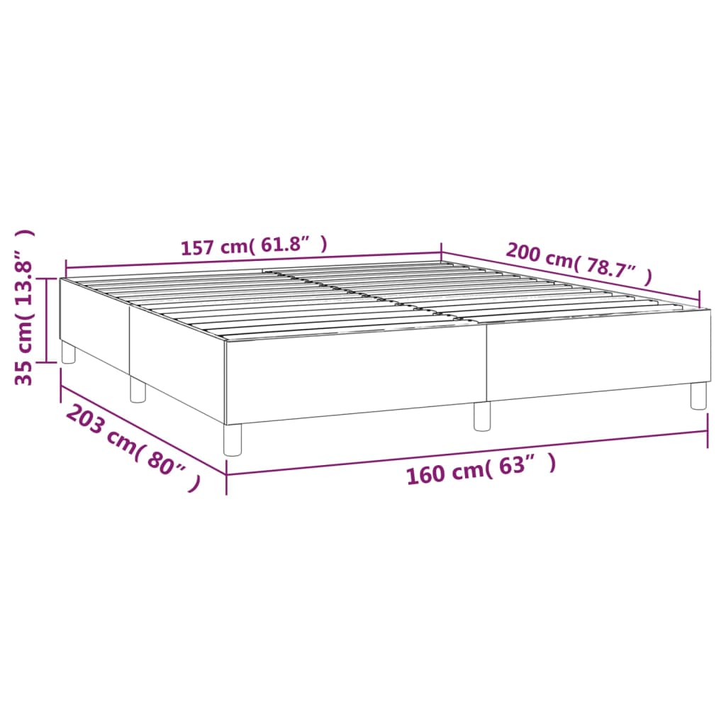 Boxspring bed kunstleer zwart 160x200 cm is nu te koop bij PeponiXL, paradijselijk wonen!