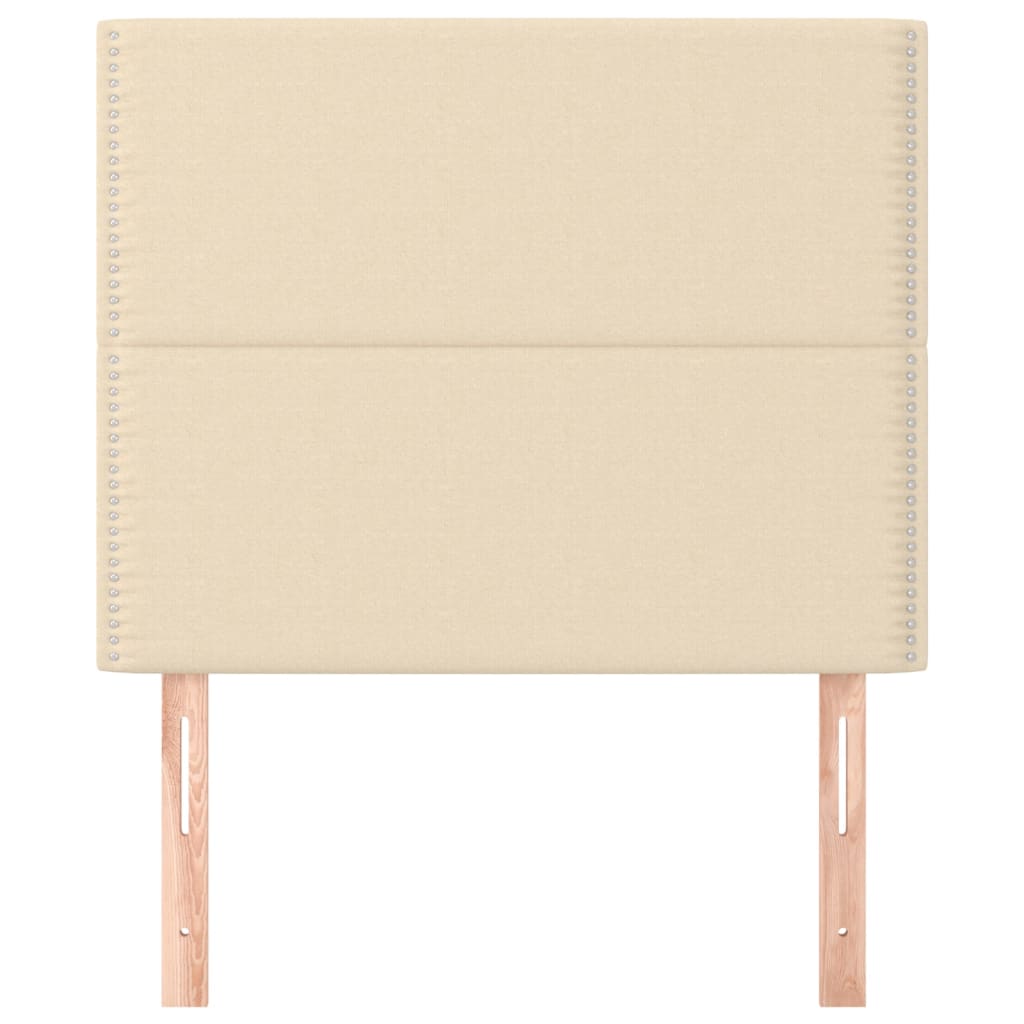 Hoofdbord crème 90x5x118/128 cm stof is nu te koop bij PeponiXL, paradijselijk wonen!