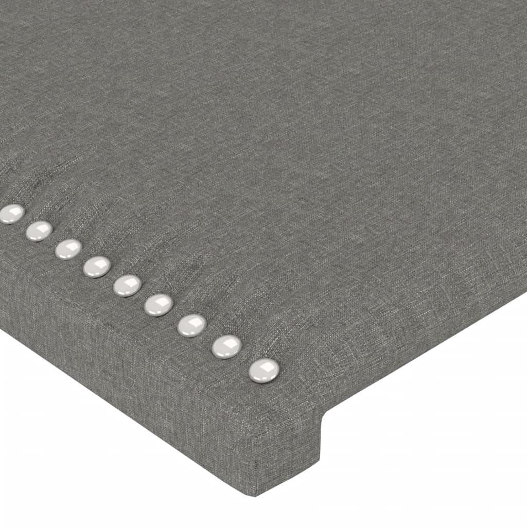 Bedframe zonder matras 90x190 cm stof donkergrijs is nu te koop bij PeponiXL, paradijselijk wonen!