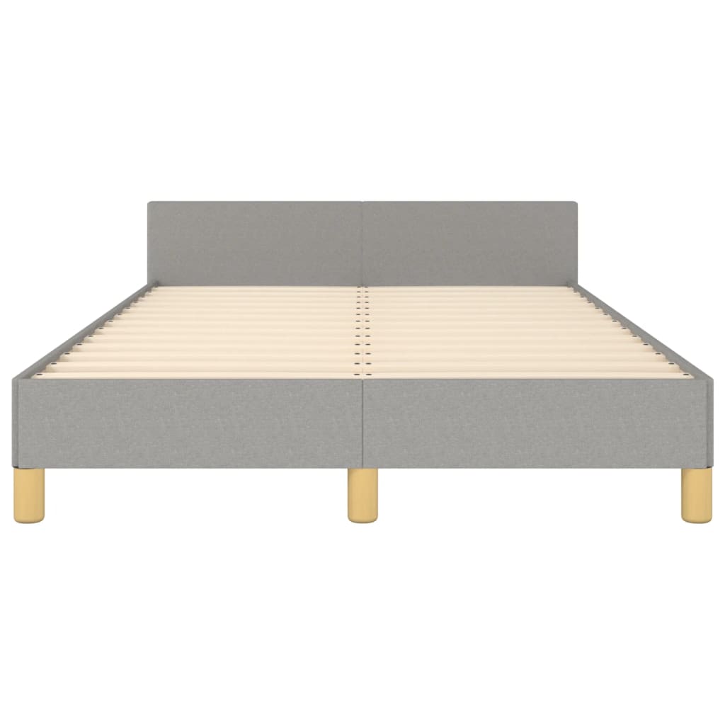 Bedframe zonder matras 120x200 cm stof lichtgrijs is nu te koop bij PeponiXL, paradijselijk wonen!