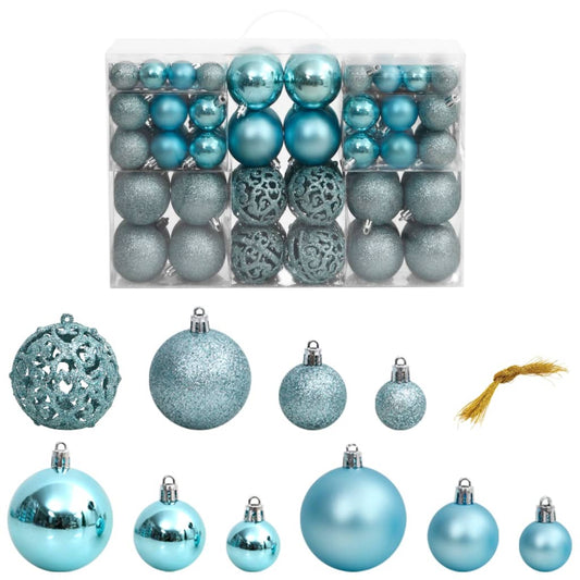 Kerstballen 100 st 3/4/6 cm turquoise is nu te koop bij PeponiXL, paradijselijk wonen!