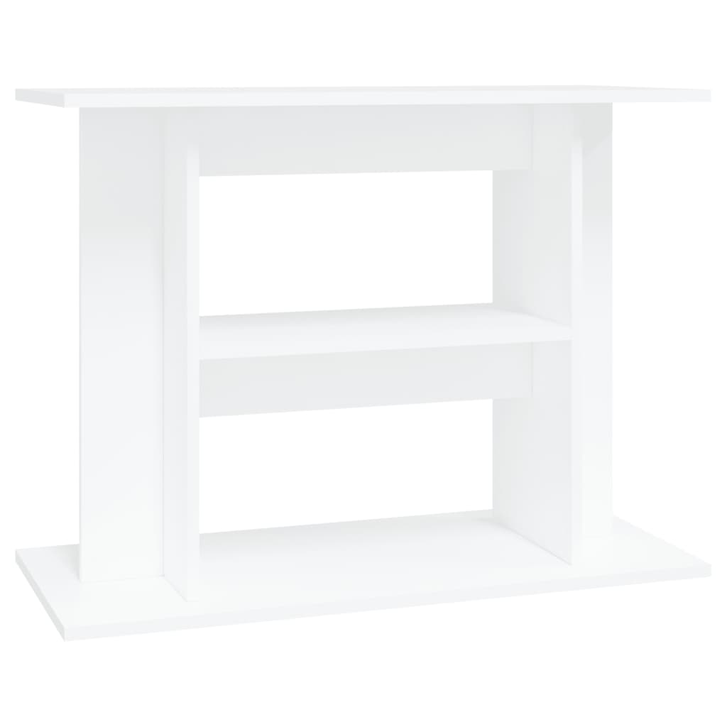 Aquariumstandaard 80x35x60 cm bewerkt hout wit is nu te koop bij PeponiXL, paradijselijk wonen!