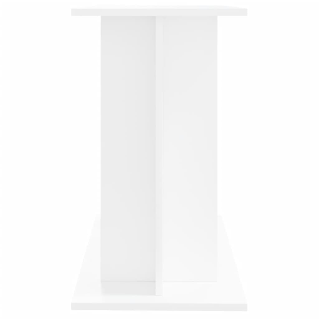Aquariumstandaard 80x35x60 cm bewerkt hout wit is nu te koop bij PeponiXL, paradijselijk wonen!