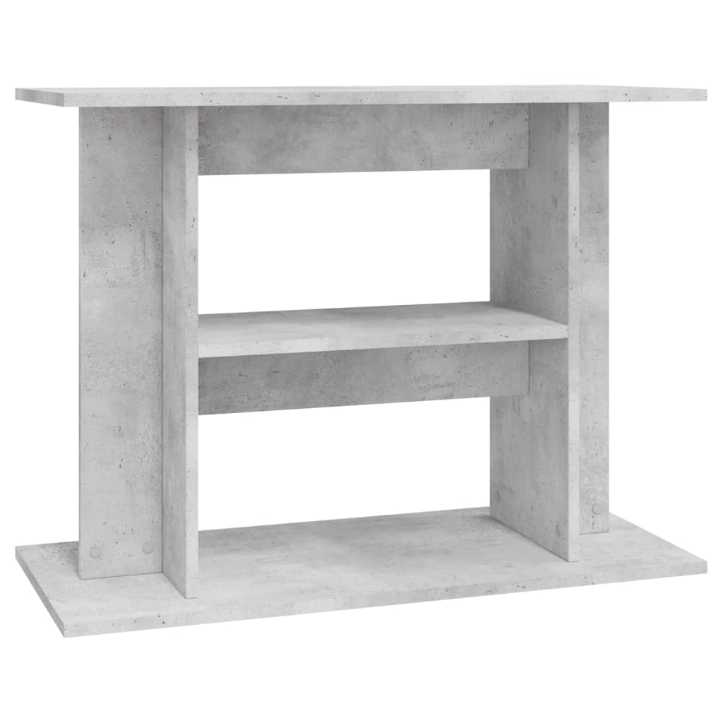 Aquariumstandaard Betongrijs 80x35x60 cm Bewerkt hout is nu te koop bij PeponiXL, paradijselijk wonen!