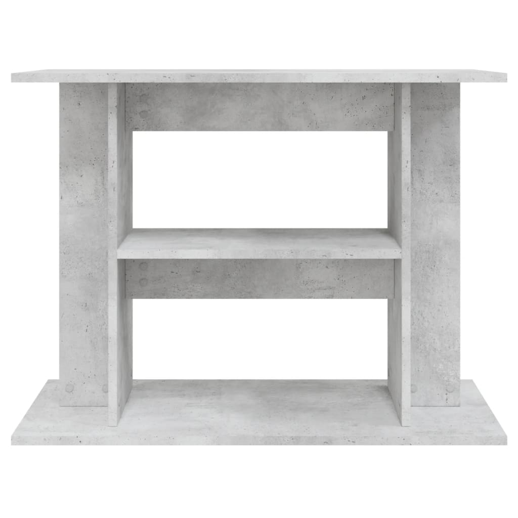 Aquariumstandaard Betongrijs 80x35x60 cm Bewerkt hout is nu te koop bij PeponiXL, paradijselijk wonen!