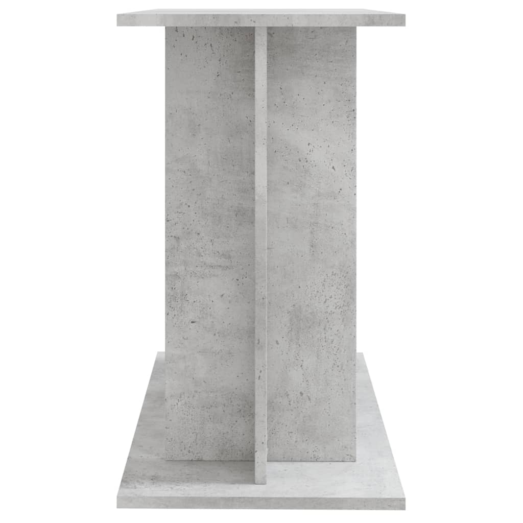 Aquariumstandaard Betongrijs 80x35x60 cm Bewerkt hout is nu te koop bij PeponiXL, paradijselijk wonen!