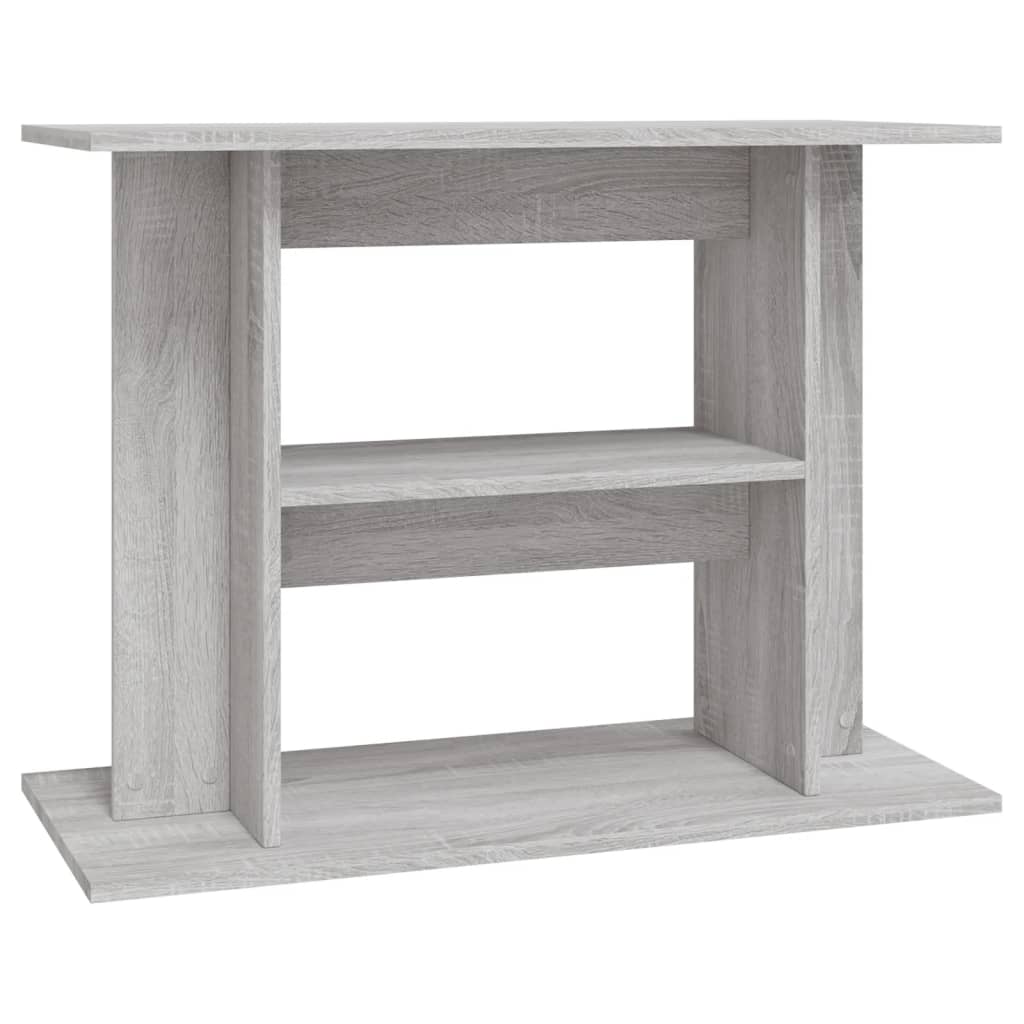 Aquariumstandaard Sonoma Grijs 80x35x60 cm Bewerkt Hout is nu te koop bij PeponiXL, paradijselijk wonen!
