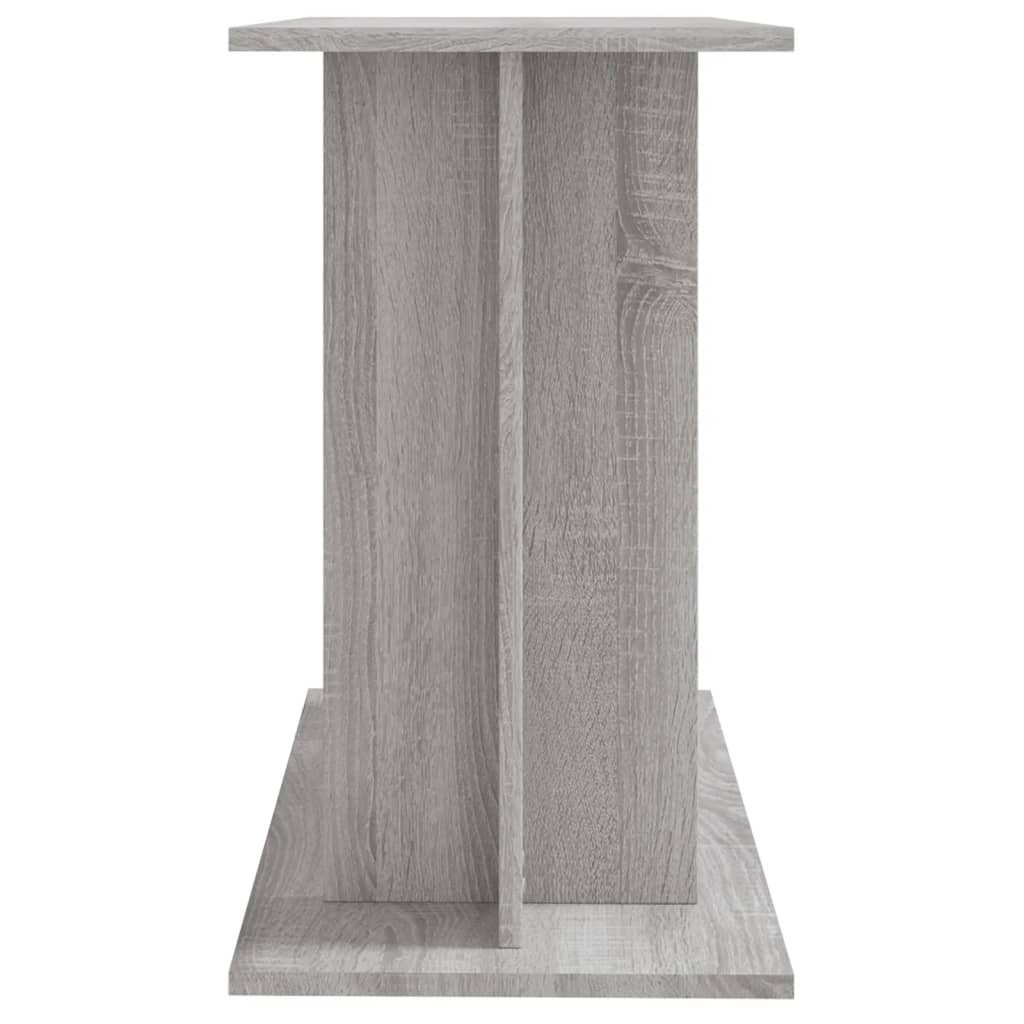 Aquariumstandaard Sonoma Grijs 80x35x60 cm Bewerkt Hout is nu te koop bij PeponiXL, paradijselijk wonen!
