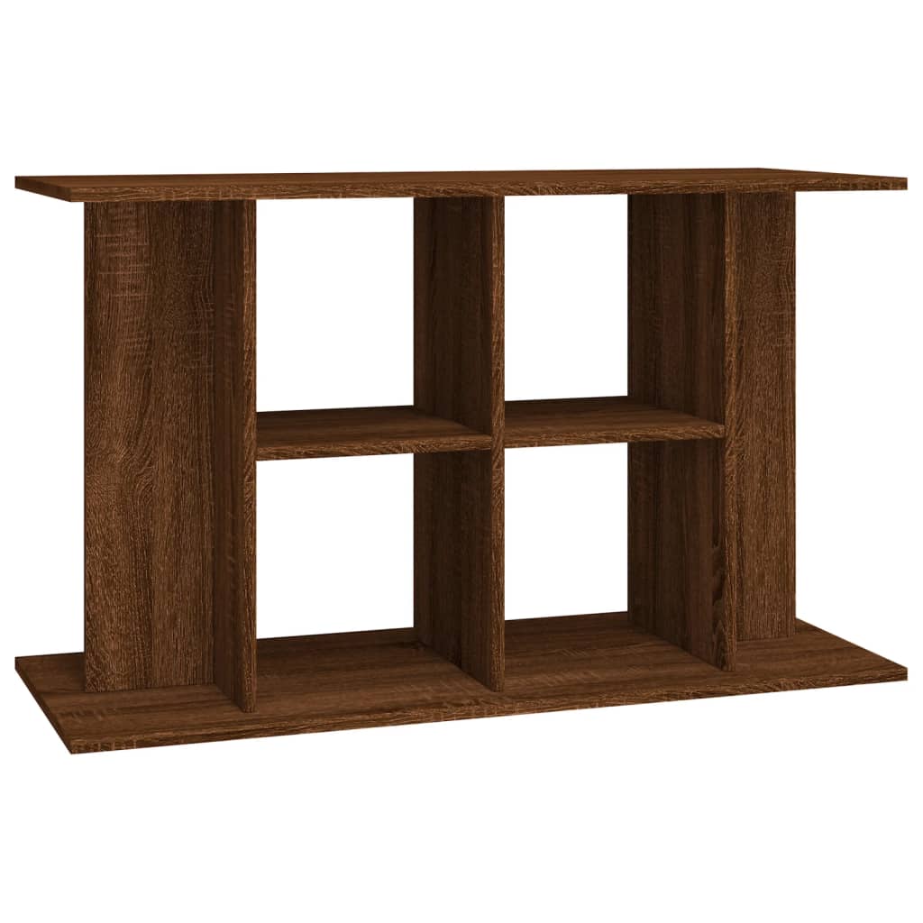 Aquariumstandaard 100x40x60 cm bewerkt hout bruin eikenkleur is nu te koop bij PeponiXL, paradijselijk wonen!