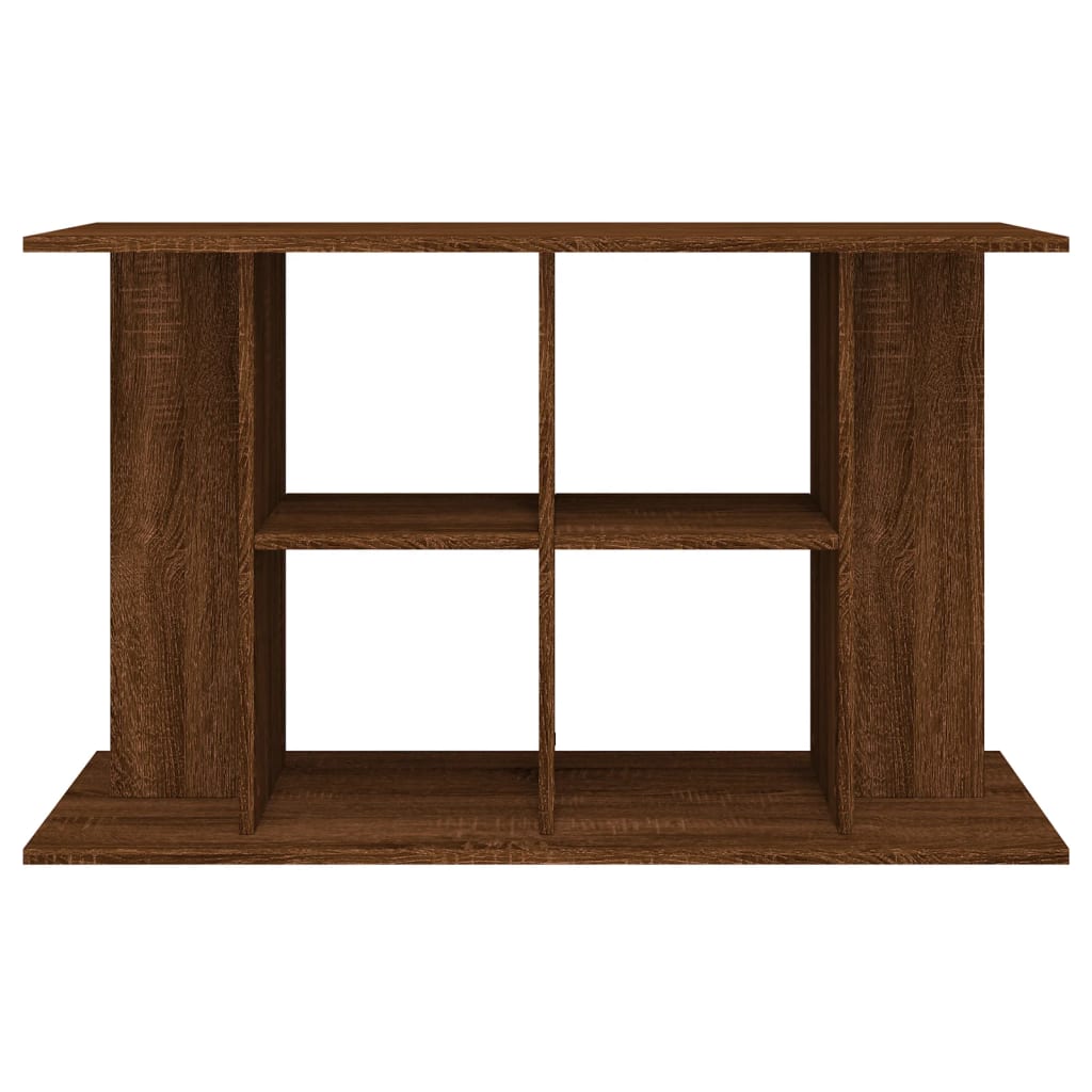 Aquariumstandaard 100x40x60 cm bewerkt hout bruin eikenkleur is nu te koop bij PeponiXL, paradijselijk wonen!
