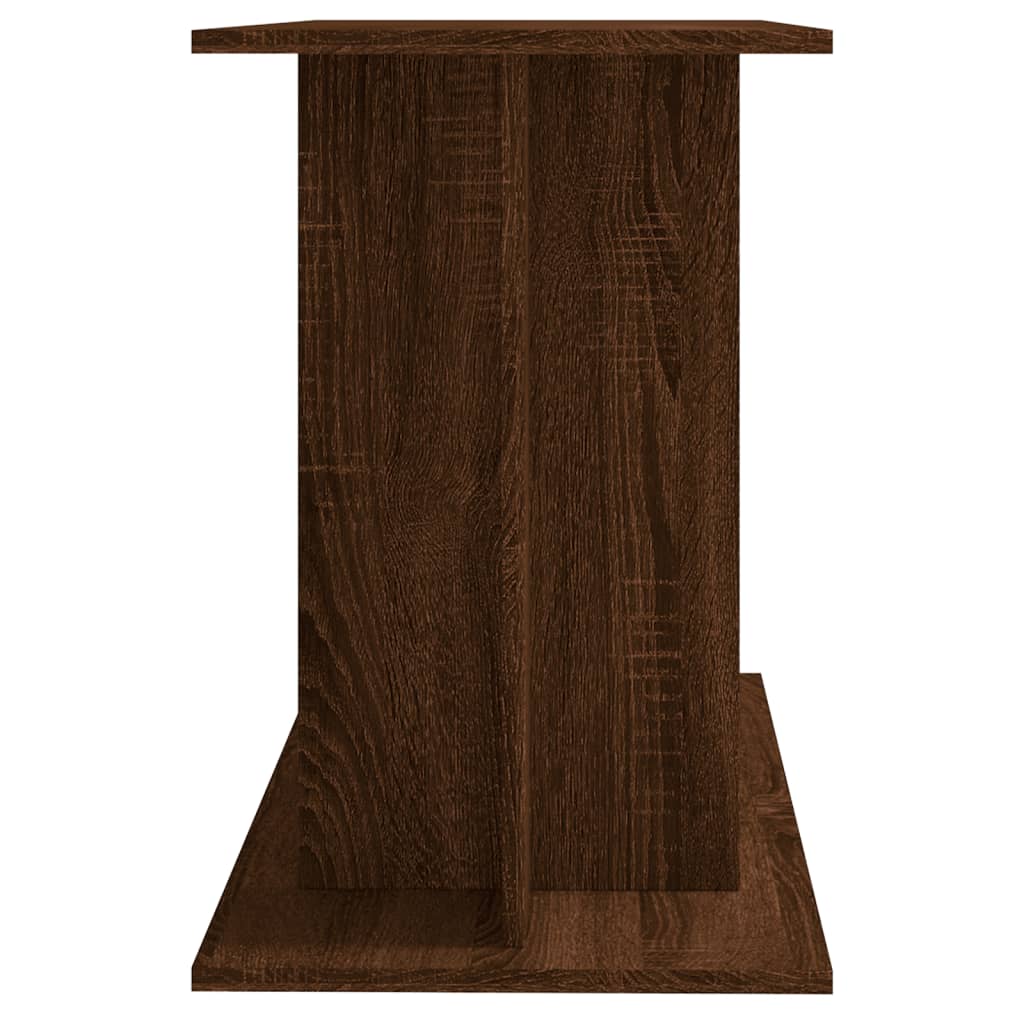 Aquariumstandaard 100x40x60 cm bewerkt hout bruin eikenkleur is nu te koop bij PeponiXL, paradijselijk wonen!