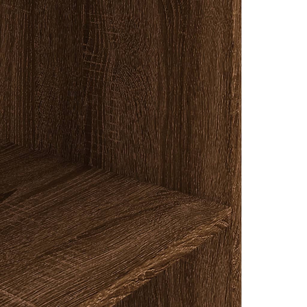 Aquariumstandaard 100x40x60 cm bewerkt hout bruin eikenkleur is nu te koop bij PeponiXL, paradijselijk wonen!
