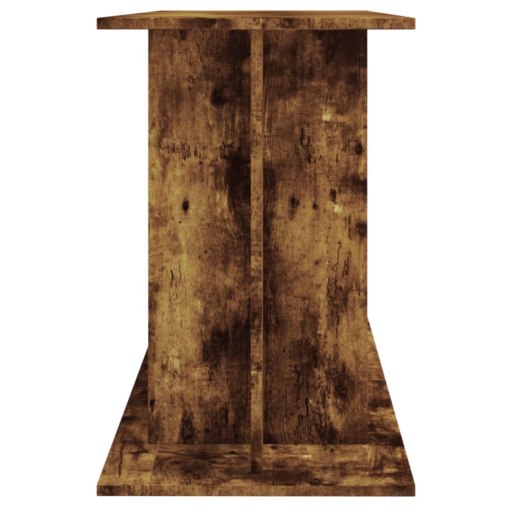 Aquariumstandaard 120x40x60 cm bewerkt hout gerookt eikenkleur is nu te koop bij PeponiXL, paradijselijk wonen!