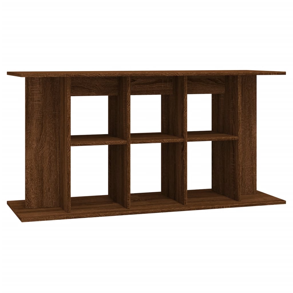 Aquariumstandaard 120x40x60 cm bewerkt hout bruin eikenkleur is nu te koop bij PeponiXL, paradijselijk wonen!