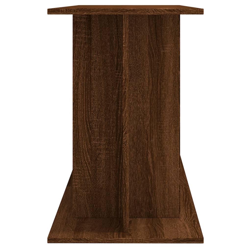 Aquariumstandaard 120x40x60 cm bewerkt hout bruin eikenkleur is nu te koop bij PeponiXL, paradijselijk wonen!