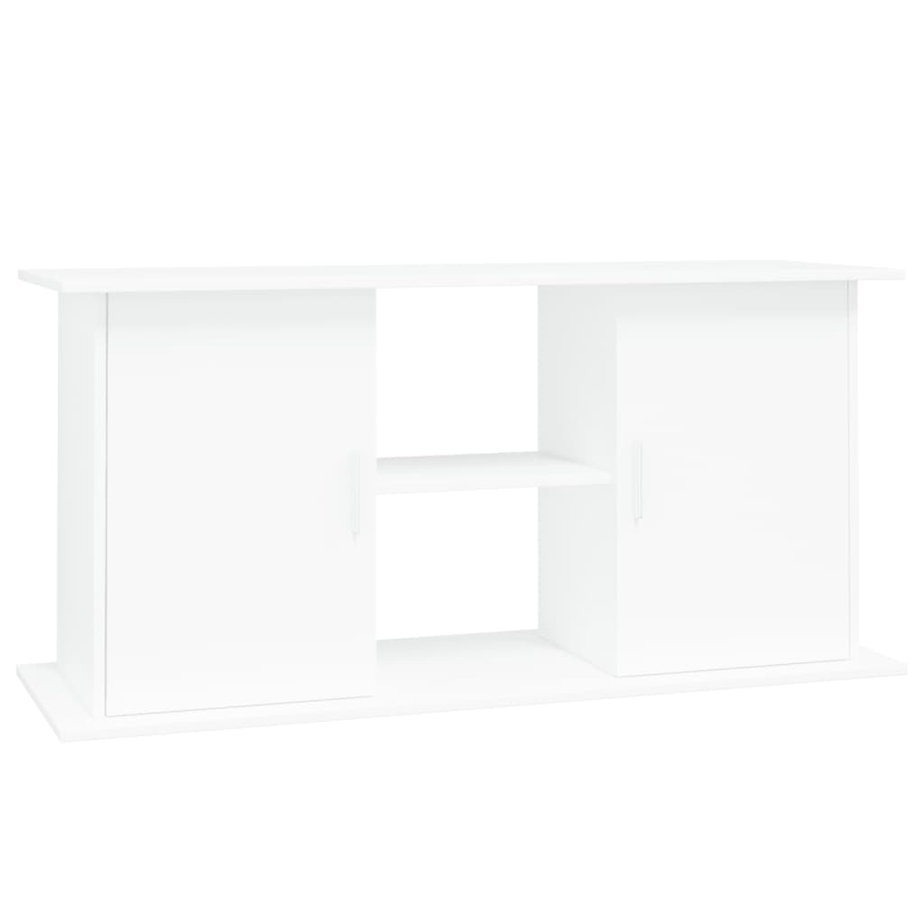 Aquariumstandaard 121x41x58 cm bewerkt hout wit is nu te koop bij PeponiXL, paradijselijk wonen!