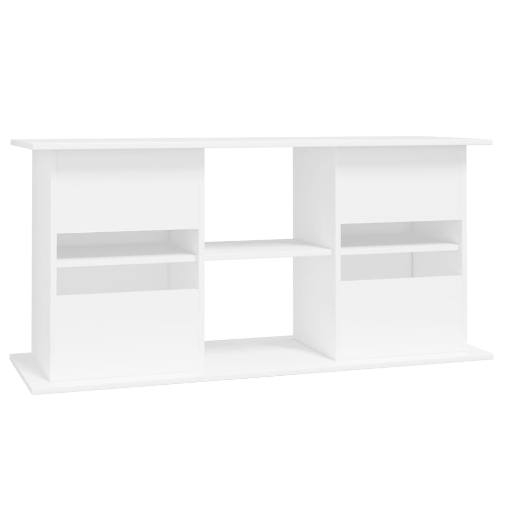 Aquariumstandaard 121x41x58 cm bewerkt hout wit is nu te koop bij PeponiXL, paradijselijk wonen!