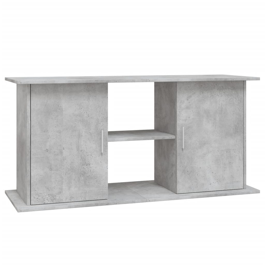 Aquariumstandaard Betongrijs 121x41x58 cm Bewerkt hout is nu te koop bij PeponiXL, paradijselijk wonen!