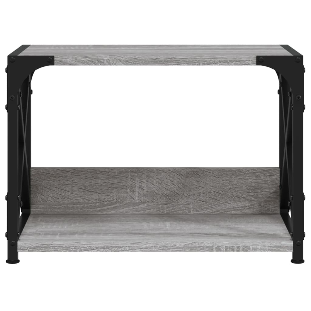 Printerstandaard 44x26x31,5 cm bewerkt hout grijs sonoma eiken is nu te koop bij PeponiXL, paradijselijk wonen!