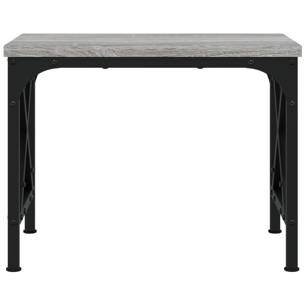 Printerstandaard 40x30x31 cm bewerkt hout grijs sonoma eiken is nu te koop bij PeponiXL, paradijselijk wonen!