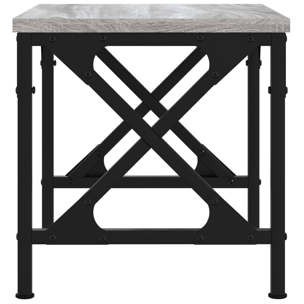 Printerstandaard 40x30x31 cm bewerkt hout grijs sonoma eiken is nu te koop bij PeponiXL, paradijselijk wonen!