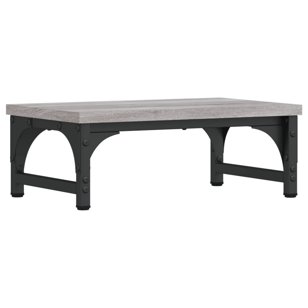Monitorstandaard 37x23x14 cm bewerkt hout grijs sonoma eiken is nu te koop bij PeponiXL, paradijselijk wonen!