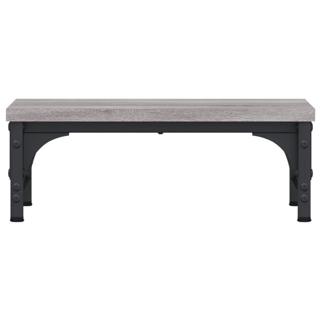Monitorstandaard 37x23x14 cm bewerkt hout grijs sonoma eiken is nu te koop bij PeponiXL, paradijselijk wonen!