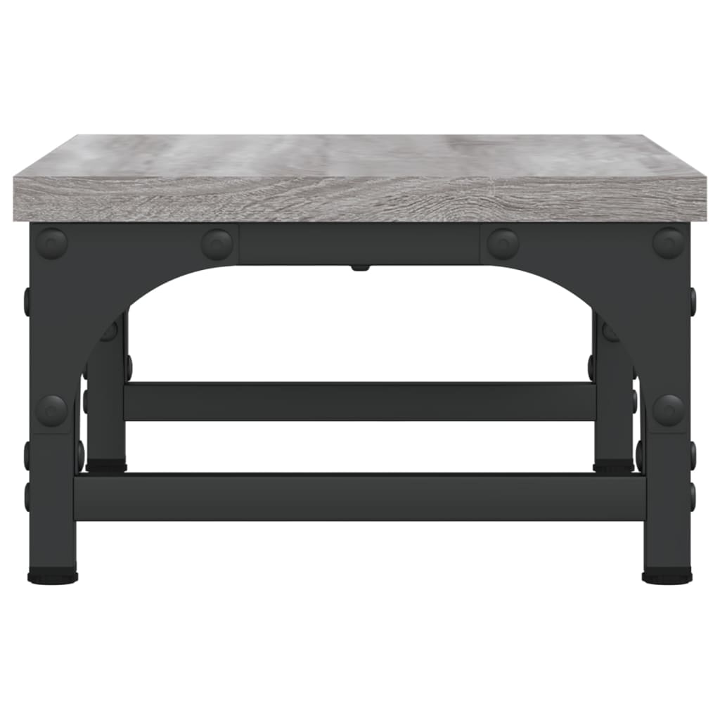 Monitorstandaard 37x23x14 cm bewerkt hout grijs sonoma eiken is nu te koop bij PeponiXL, paradijselijk wonen!