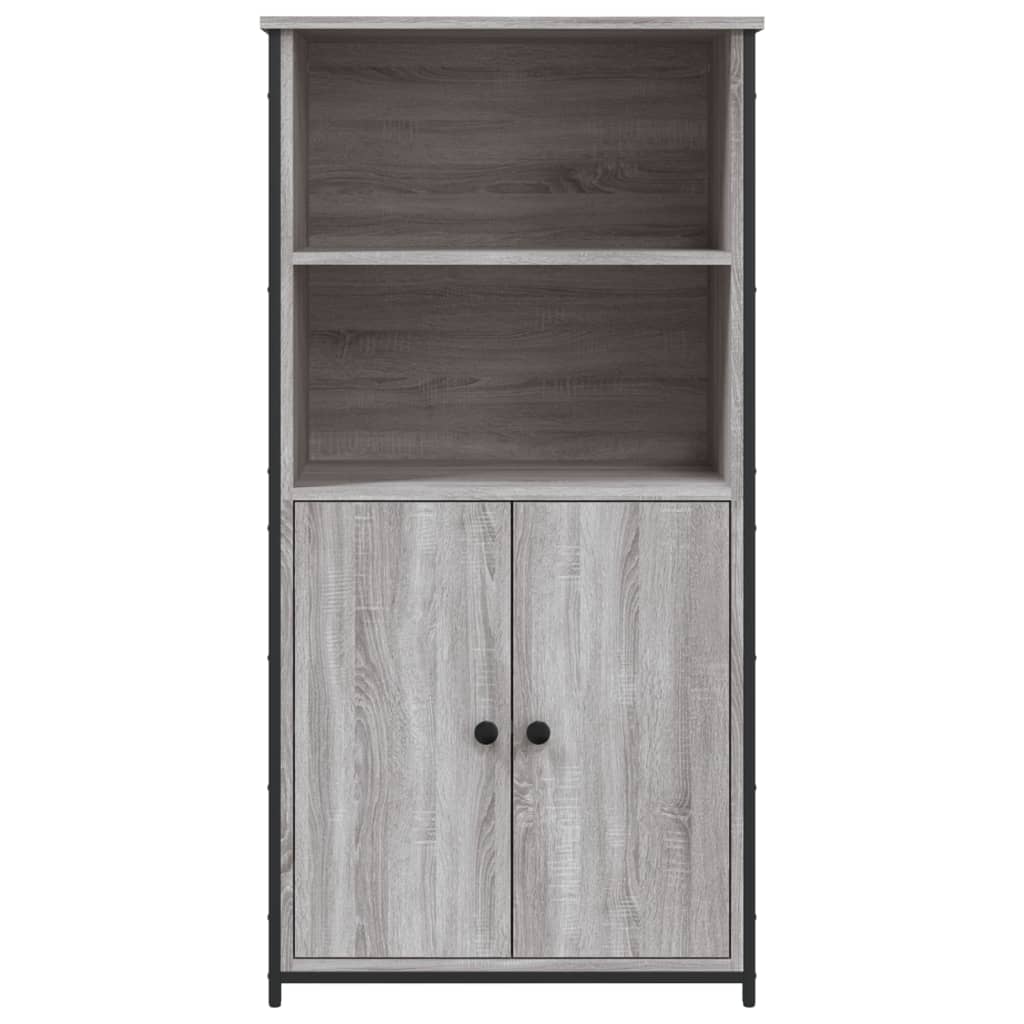 Hoge kast 62x36x121,5 cm bewerkt hout grijs sonoma is nu te koop bij PeponiXL, paradijselijk wonen!
