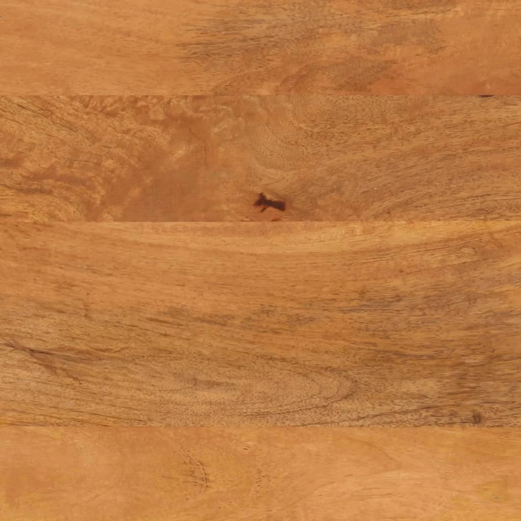 Salontafel 80x54x40 cm massief mangohout bruin en zwart is nu te koop bij PeponiXL, paradijselijk wonen!