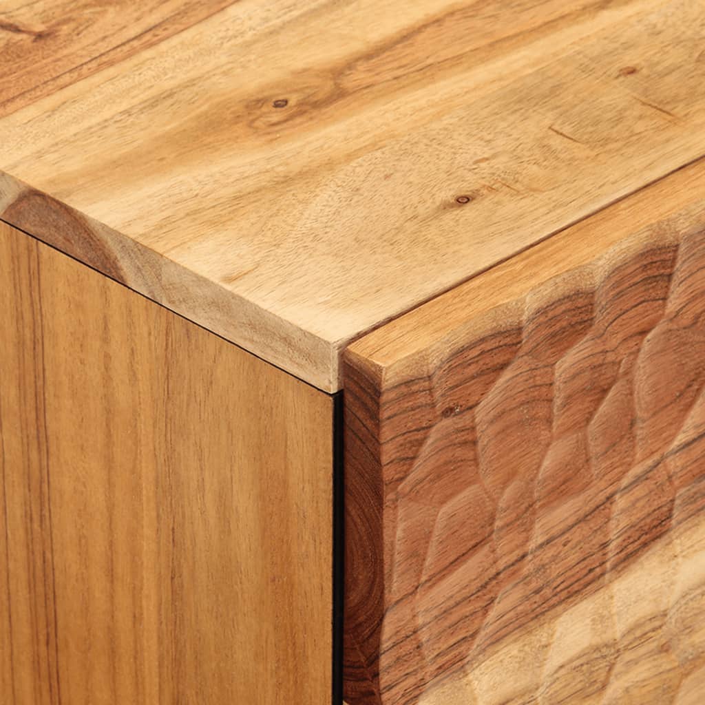 Nachtkastjes 2 st 40x33x46 cm massief acaciahout is nu te koop bij PeponiXL, paradijselijk wonen!