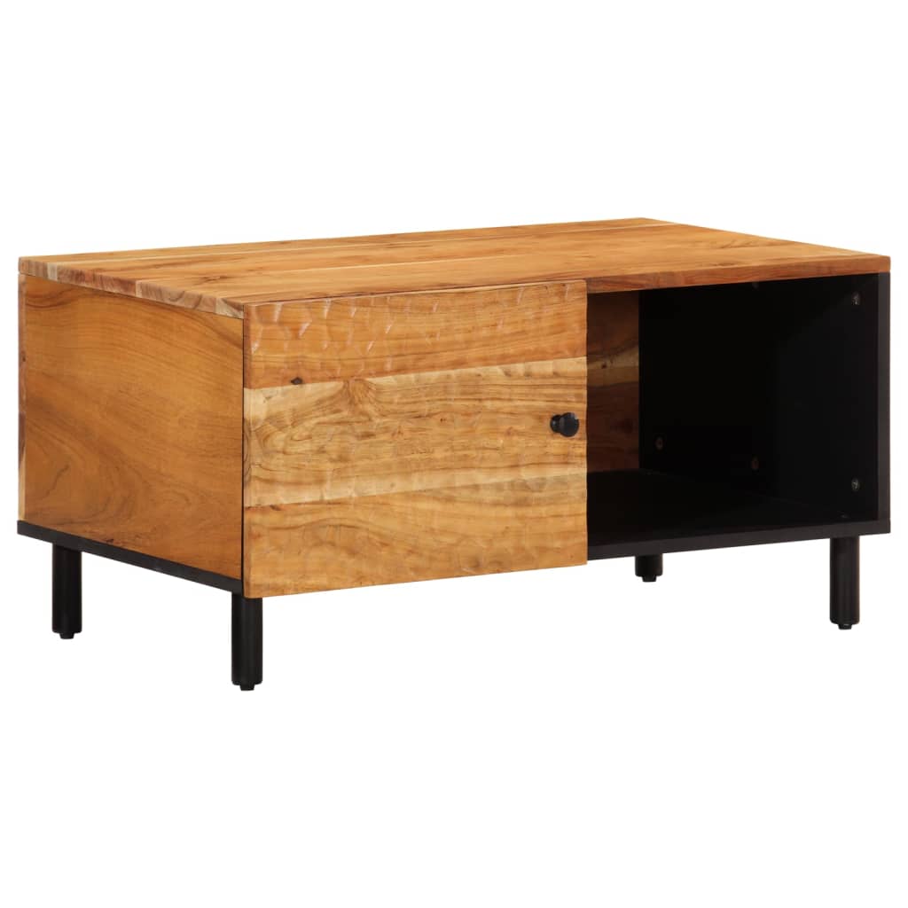 Salontafel 80x50x40 cm massief acaciahout is nu te koop bij PeponiXL, paradijselijk wonen!