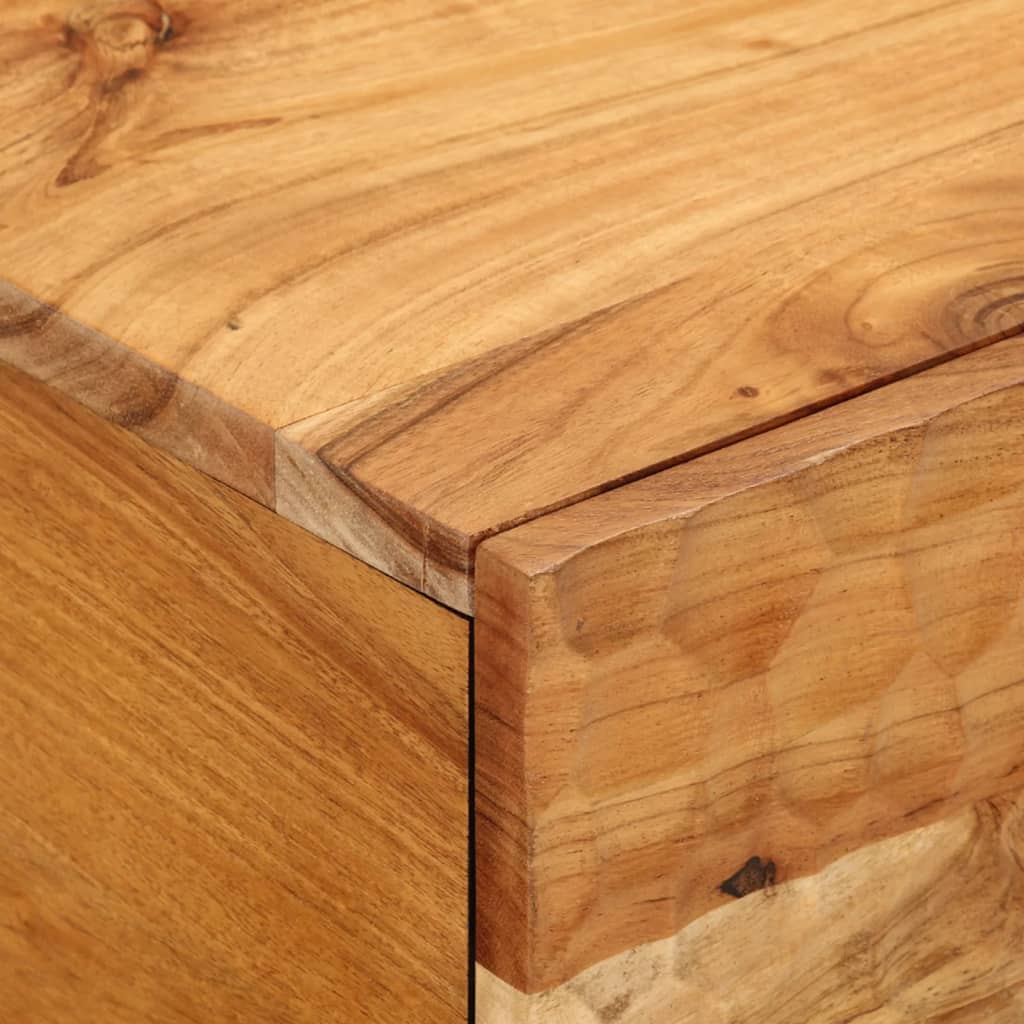 Salontafel 80x50x40 cm massief acaciahout is nu te koop bij PeponiXL, paradijselijk wonen!