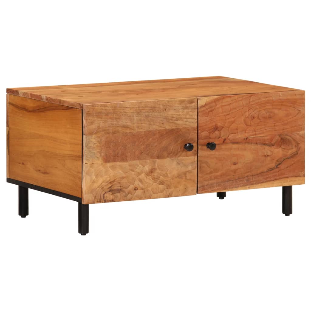 Salontafel 80x50x40 cm massief acaciahout is nu te koop bij PeponiXL, paradijselijk wonen!
