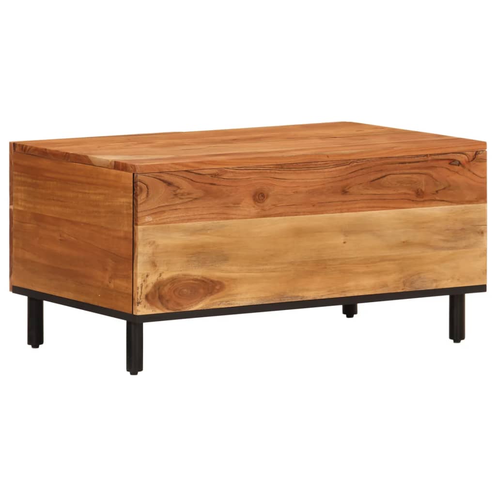 Salontafel 80x50x40 cm massief acaciahout is nu te koop bij PeponiXL, paradijselijk wonen!